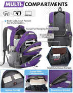 Extra Large Backpack Bookbag for College Laptop Travel (17 Inch / Azalea Purple)