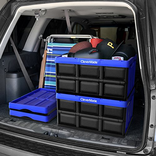 Collapsible Storage Bins (Royal Blue / 62l - 1 Pack)