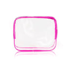 3Pcs Crystal Clear PVC Travel Toiletry Bag Kit - Image 9