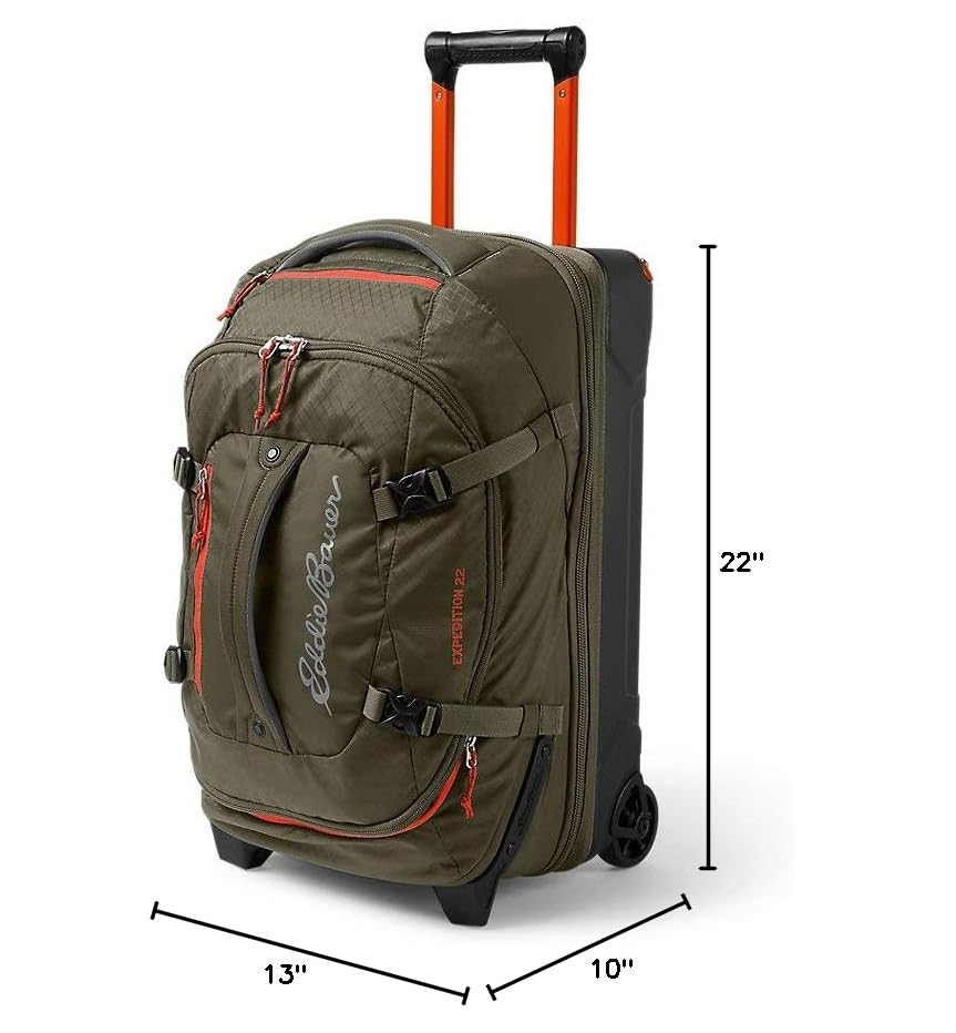 Expedition Rolling Duffel Bag with Wheels (Dark Thyme / 22" (Carry-On))