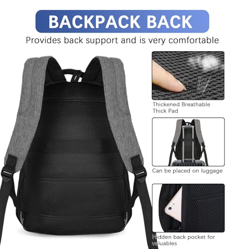 15.6 Inch Laptop Backpack (15.6inch / Light Grey)