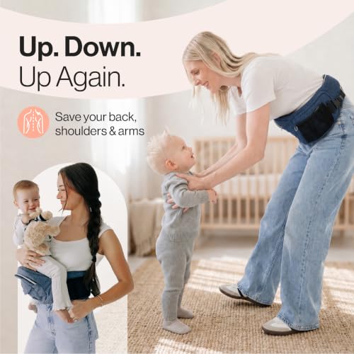 The Original Premium Quality Hip Seat Carrier (Chambray)
