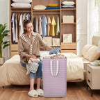 80L Large Laundry Baskets (Purple / 80L)