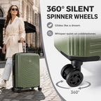Luggage Sets 3 Piece (Olive Drab / 3 Piece Sets (21/Db/Tb))