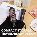 Thermal Brush 1.5" Detachable Heated Round Brush for Blowout Look (Rose Gold)