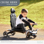 Cruise Rider Stroller with Canopy (Noir Black)