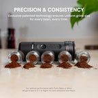 Fino Portable Electric Coffee Grinder with 28 Precise Grind Settings (Sandstone White)