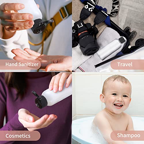 3.4 oz Travel Bottles for Toiletries (Brown)
