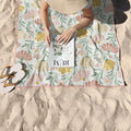 Microfiber Beach Towel for Adults with Bag (Bloom / Extra Large 78x35")
