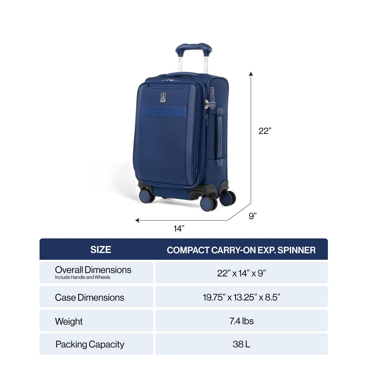 VersaPack+ Softside Carry (Compact Carry On / Elemental Blue)