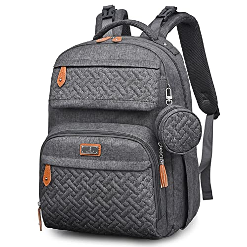 Diaper Bag Backpack (Dark Gray)