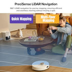 Q7 M5+ Robot Vacuum and Mop (White)