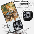 Custom Wallet Phone Case for iPhone 16 Pro Max with Photo (Black-A / iPhone 16 Pro Max)