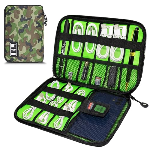 Electronics Organizer (Medium / A2-M-Camouflage Green)