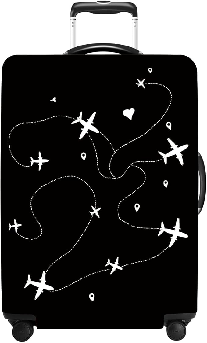 Luggage Cover Washable Suitcase Protector Anti-Scratch, Stretchable Fit by THISFIND