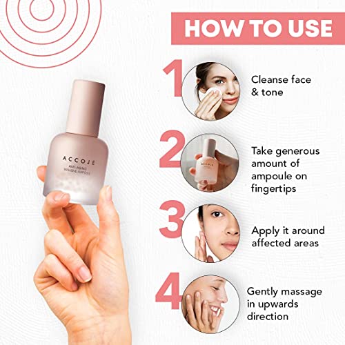 Korean Skin Care Anti Aging Wrinkle Corrector + Anti Aging Intensive Ampoule Natural Skin Care