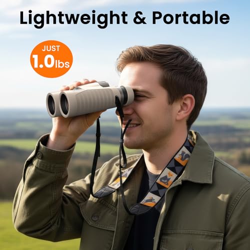 8x42 Binoculars for Adults High Powered with Phone Adapter & Tripod (8x42)