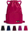 ZOORON Waterproof Drawstring Gym Backpack Bag by ZOORON