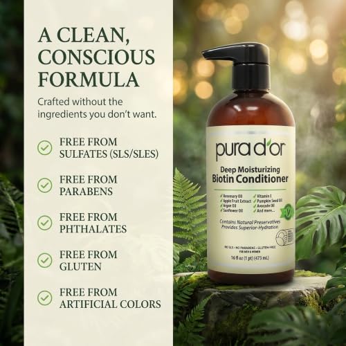 Deep Moisturizing Biotin Conditioner for Dry (16 Fl Oz (Pack of 1))