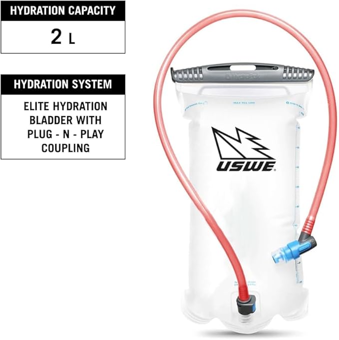 USWE Rush 8L Bike Hydration Vest, Adjustable Chest Straps Running Hydration Vest - Image 4