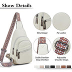 Sling Bag Crossbody Bags (White)