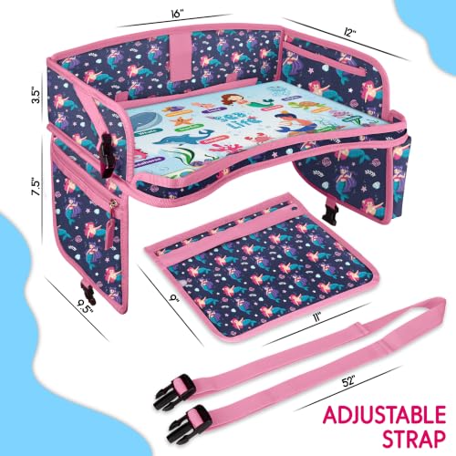Kids Car Seat Travel Tray (MERMAID)