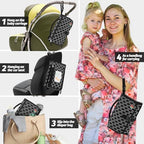 Portable Diaper Changing Pad (Black)