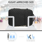 Large Travel Backpack Women (17.3 inch / Black)