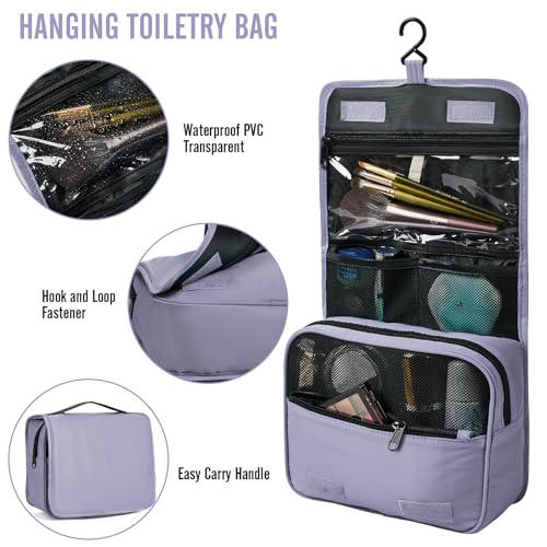 8 Set Packing Cubes for Travel Essentials (04 Purple Gray)