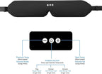 ALASKA BEAR Sleep Headphone Mask Bluetooth 5.2 HD Stereo Noise Reduction 3D Eye - Image 4