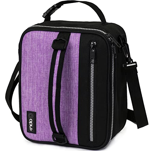Insulated Lunch Bag for Men Women Kids (Heather Purple / One Size)