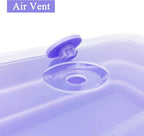 Purple Collapsible Sandwich Container, Silicone Lunch Container Bento Box - Image 9