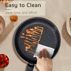 17PCS Pots and Pans Set Nonstick Cookware Set with Detachable Handle (Dark Gray / 17PCS-Big Size)