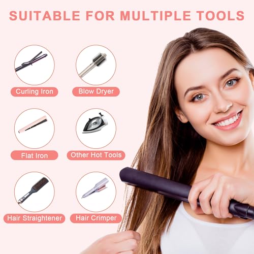 Oversize Silicone Heat Resistant Mat for Hair Tools (Purple)