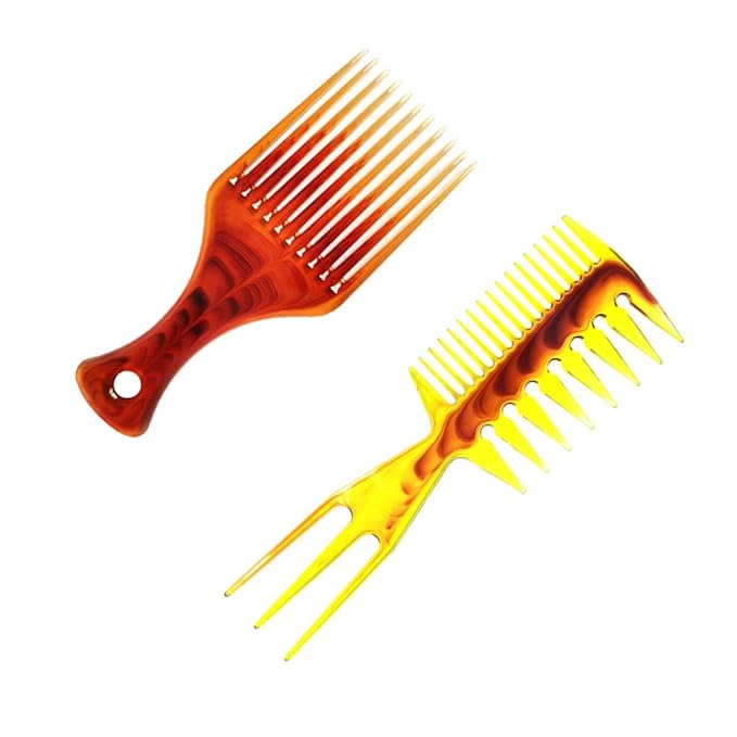 Oil Hairstyle Comb for Men Wide Tooth Hair Styling Comb Lightweight Salon with Scalp Massage 8.26 Inch for Slicked-Back Hair
