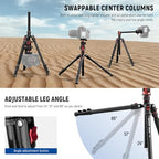 Basics 70.9" Camera Tripod Monopod w Center Column (TP16 w/Ball Head)