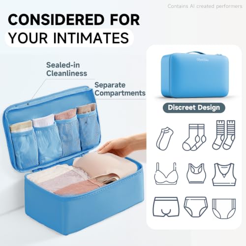Packing Cubes for Travel (20 Azure Blue)