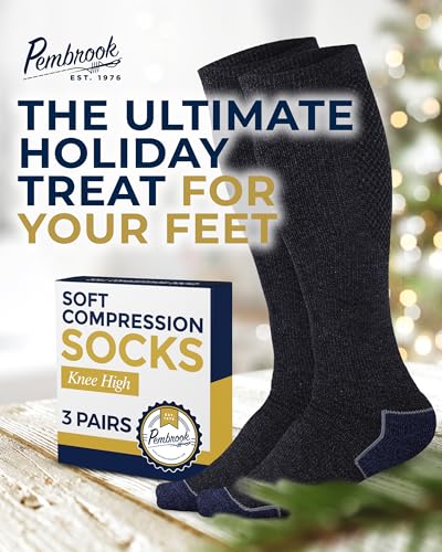 Compression Socks for Men (XX-Large / Dark Gray Pack - 3 Pairs)