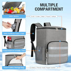 Backpack Cooler (Grey / 54 Cans)