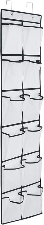 12 Large Pockets Over The Door Hanging Shoe Organizer - Image 9