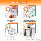 20 Pack Disposable Toilet Seat Covers (Dinosaurs)