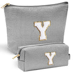 Travel Makeup Bag Cosmetic Bag (Black / Y)