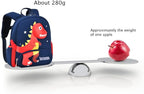 Padgene Toddler Backpacks Kids Preschool Backpack Waterproof Neoprene Animal - Image 3