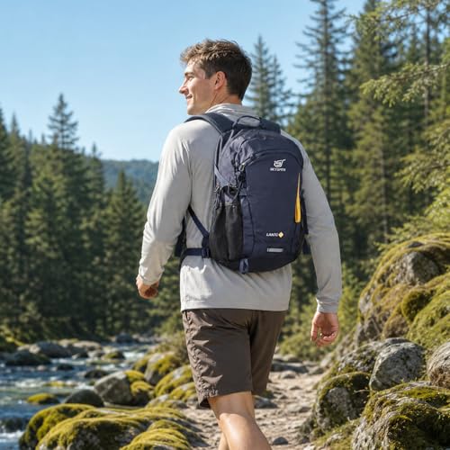 Small Hiking Backpack (20 l / Lantc20-navyblue)