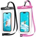 Waterproof Phone Pouch (2-Pack Pink & Black)