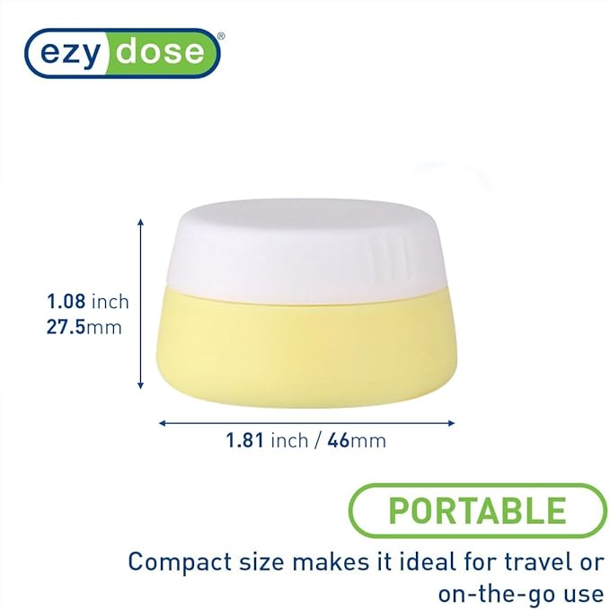 EZY DOSE Silicone Jar, Washable and Reusable, Versatile and Durable Container - Image 3