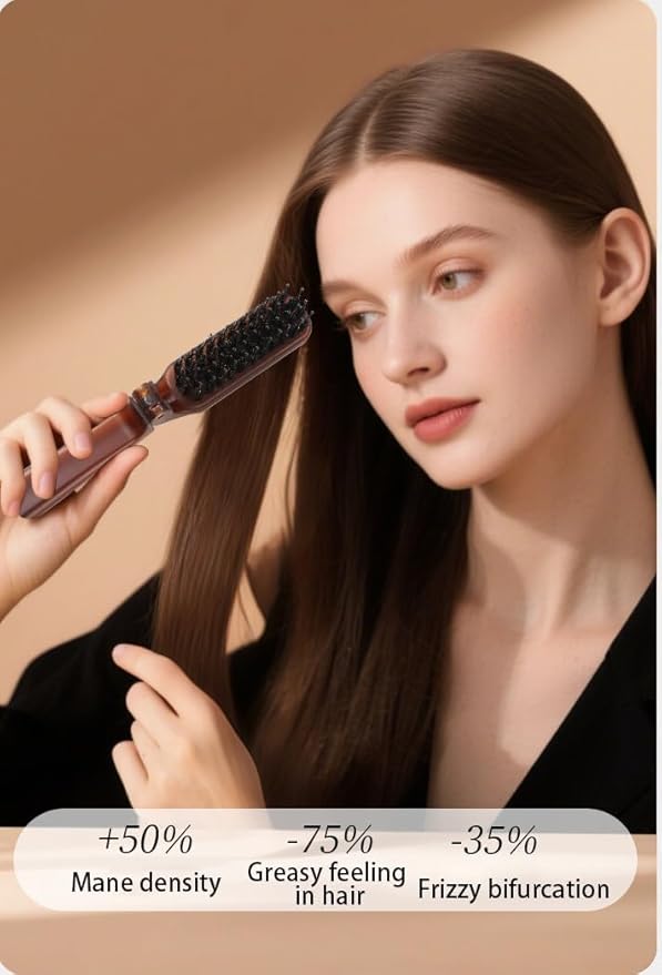 1 Pc Black Travel Folding Comb- Portable Travel Collapsible Anti-Static Pocket Hair Styling Tool for Women and Men ﻿