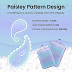 Compression Packing Cubes for Travel (03 Blue Purple Gradient / 5-Piece Set)