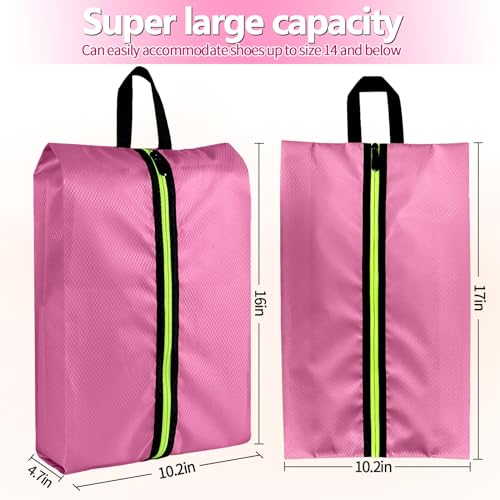 Shoe Bags for Travel (Pink)