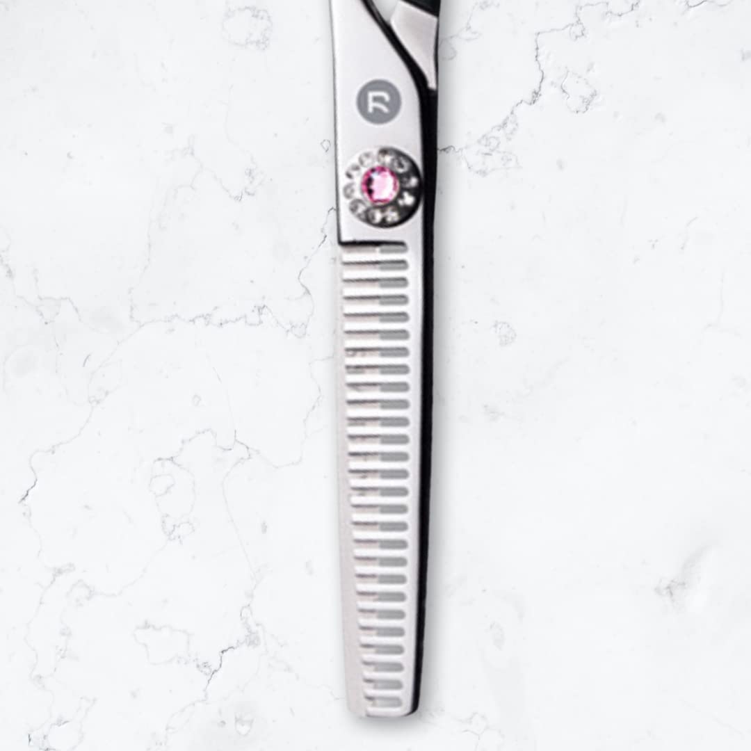 Sakura 6" Swivel Hair Thinning Shears (Swivel Thinning Shears / Pink)